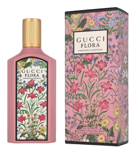 Gucci Flora Gorgeous Gardenia Eau de Parfum for Women - 100ml / 3.3 fl.oz - Fresh Floral Fragrance